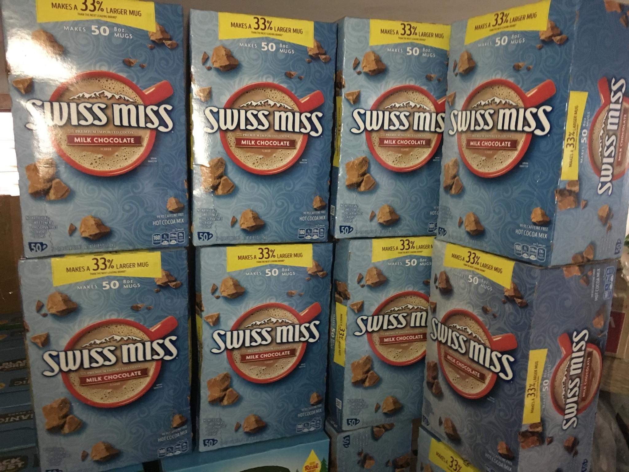Bột cacao Swiss Miss Mỹ 1.95kg