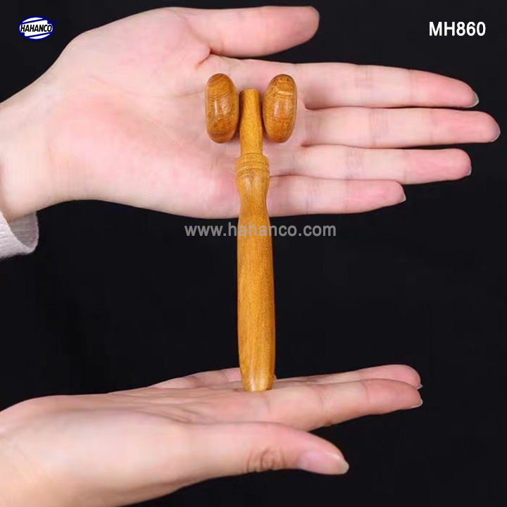 [FREESHIP MAX]Cây lăn masage mặt mũi bằng gỗ thơm Bách xanh (MH860)