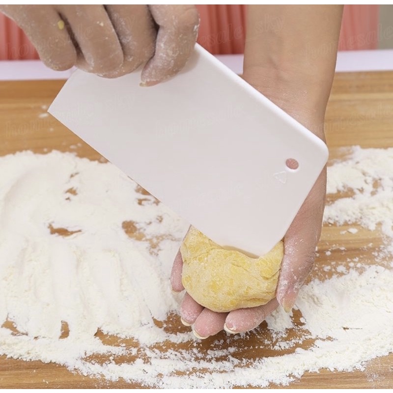 Dao Cắt Bột, Chia Bột, Vét Bột Làm Bánh