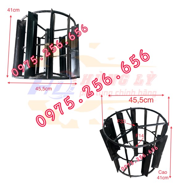 2 cái Bánh lồng thẳng 31 to phụ tùng máy cày phụ tùng máy nông nghiệp phụ tùng Hùng Lỳ