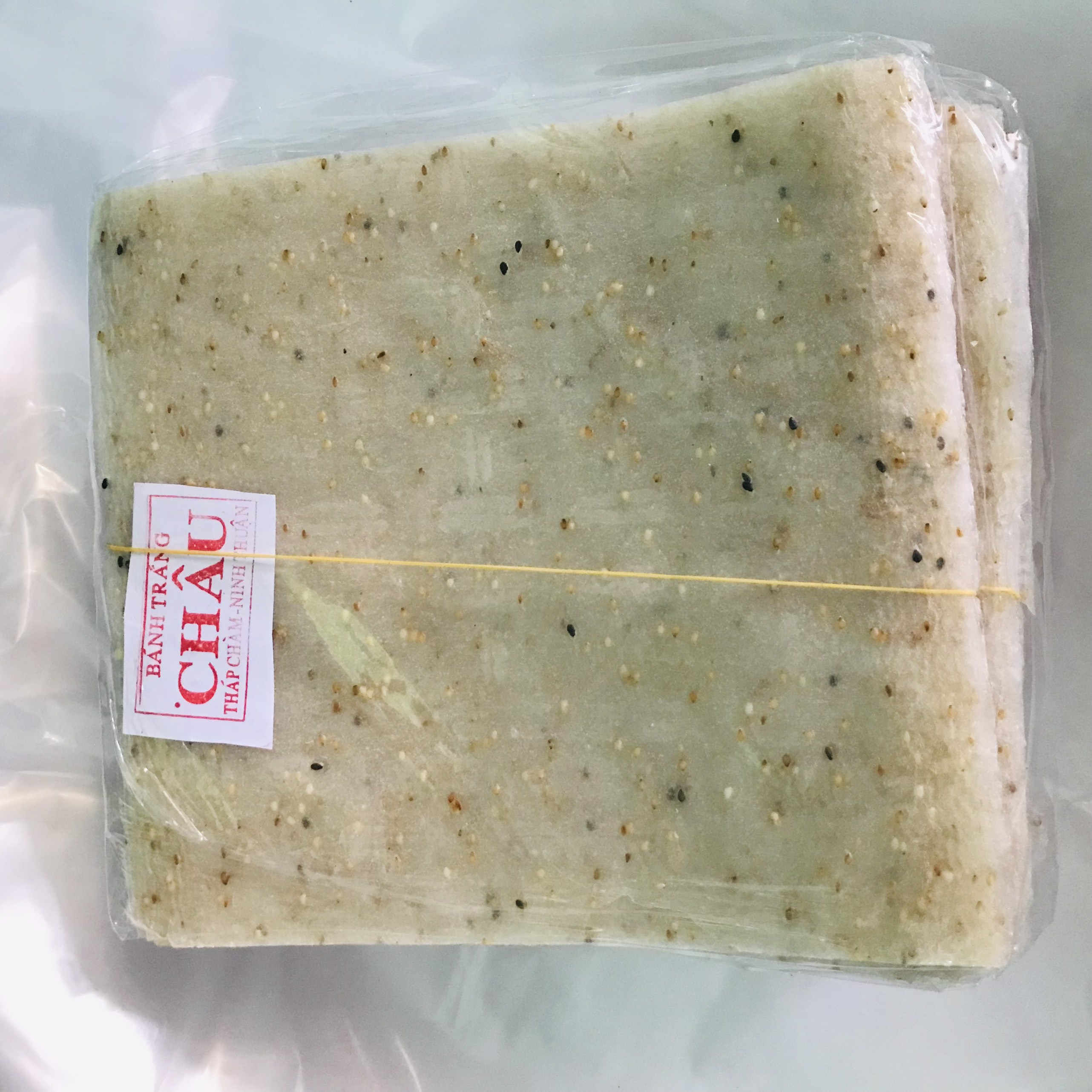 50 cái Bánh tráng mè trắng rang Phan Rang [hơn 1kg]