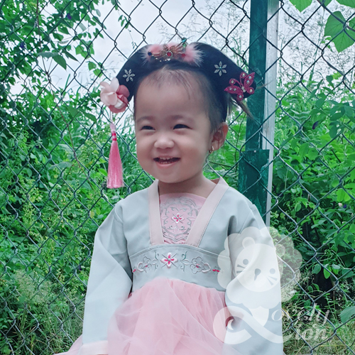 Băng đô hoàn châu công chúa cho bé gái (hàng có sẵn)