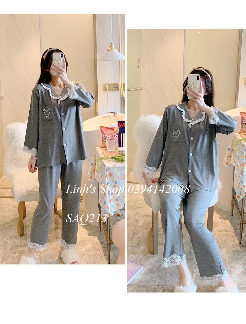 Bộ Bầu Dài Tay Sau Sinh-SAQ133