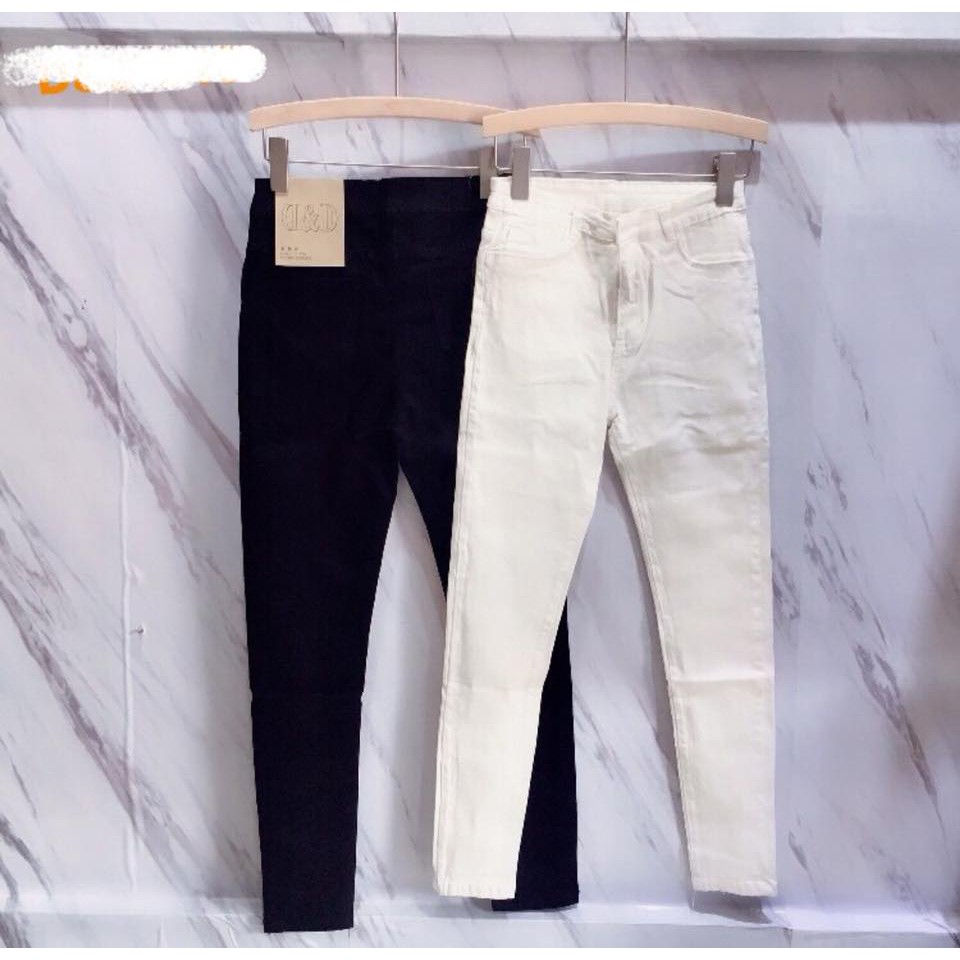 Quần bò ôm Body đen, trắng hàng Quảng Châu