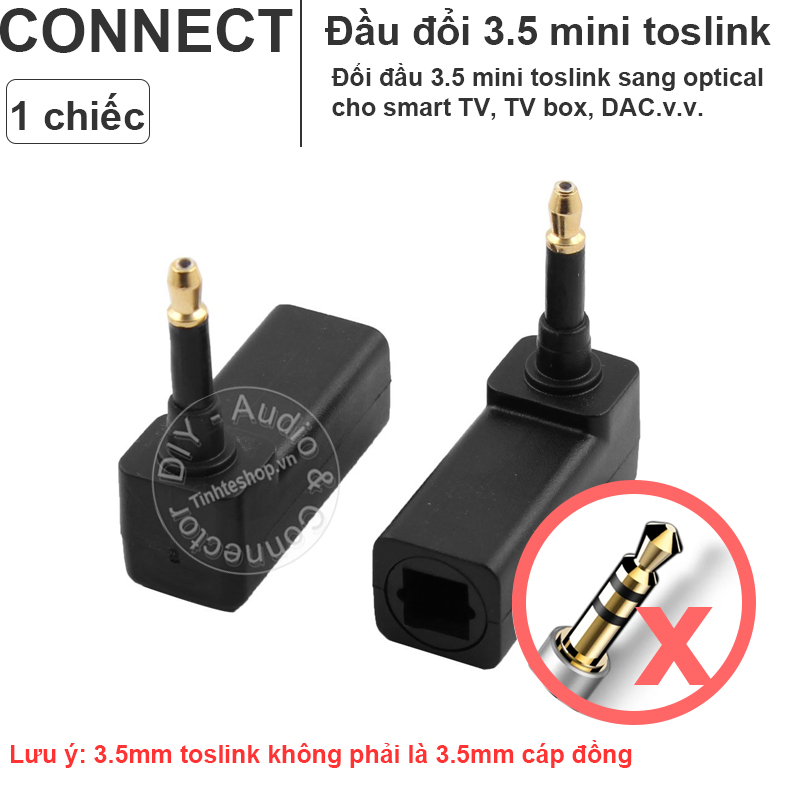 Optical to optical mini 3.5mm jack
