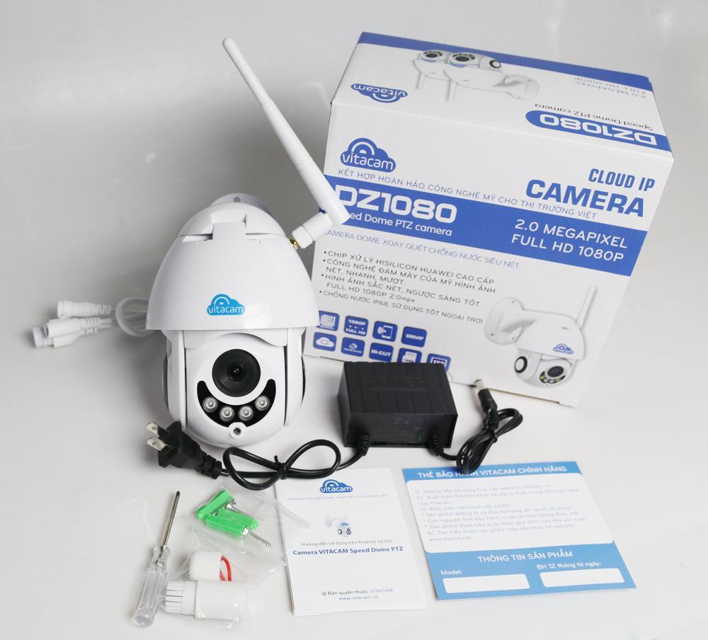 [TẶNG CÁP MẠNG 10M VÀ THẺ NHỚ 32G] CAMERA VITACAM DZ1080S
