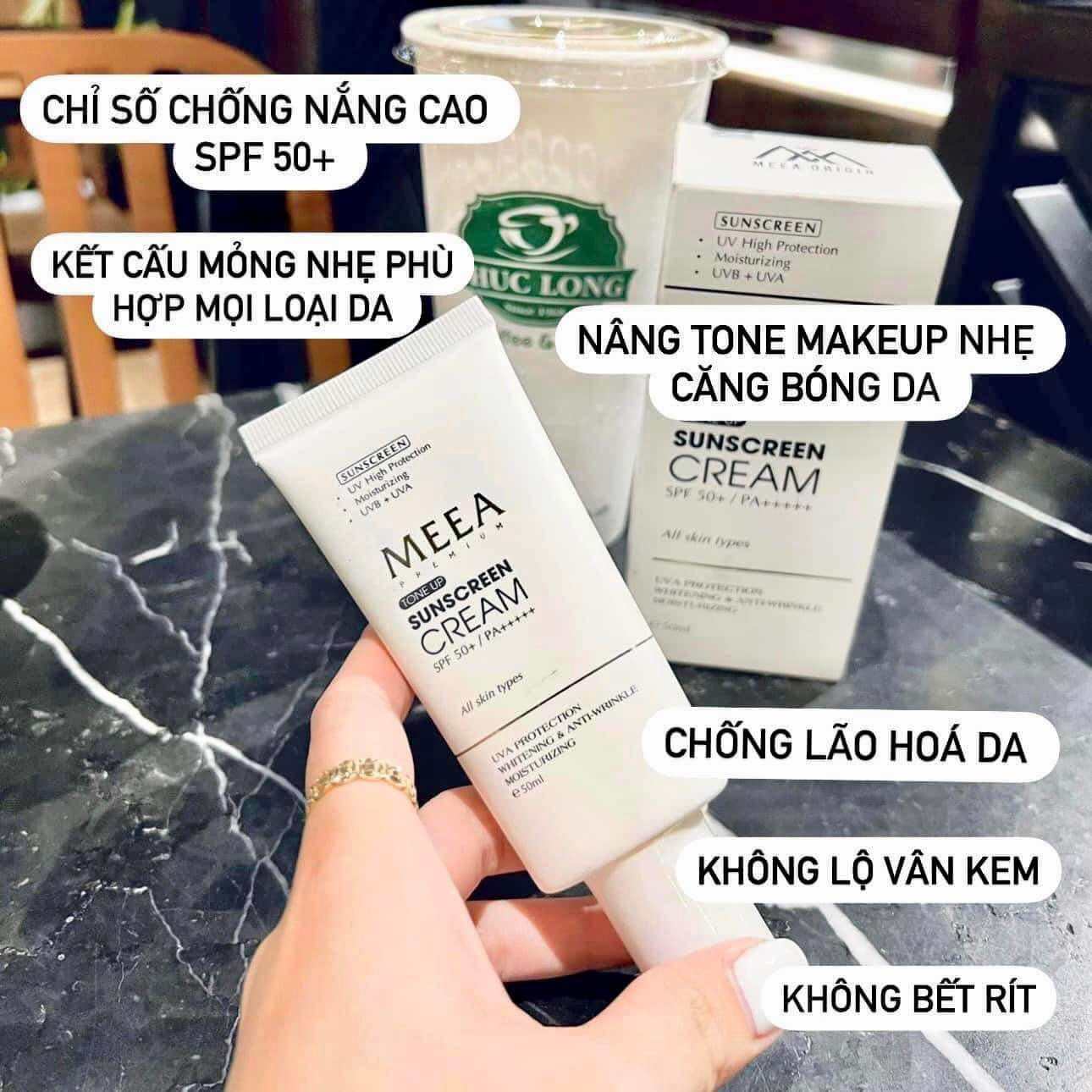 Kem chống nắng Meea Sunscreen Cream 50ml spf50
