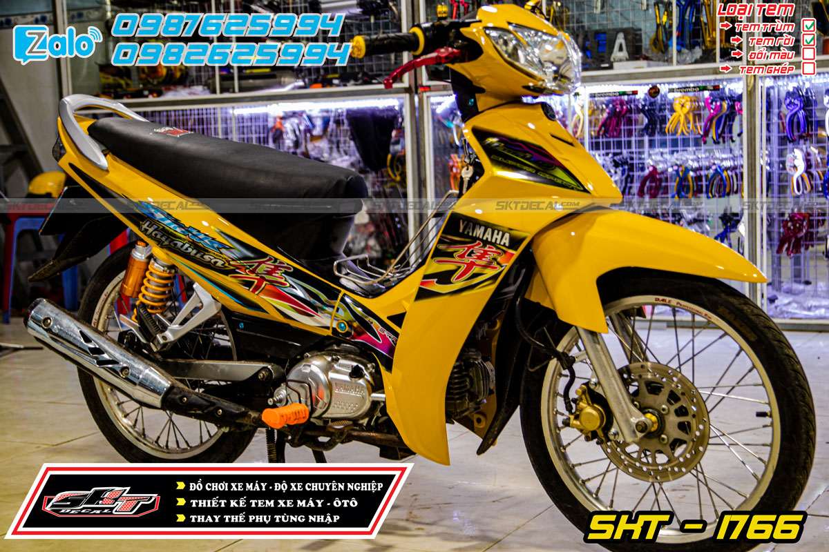 tem rời sirius vàng đen