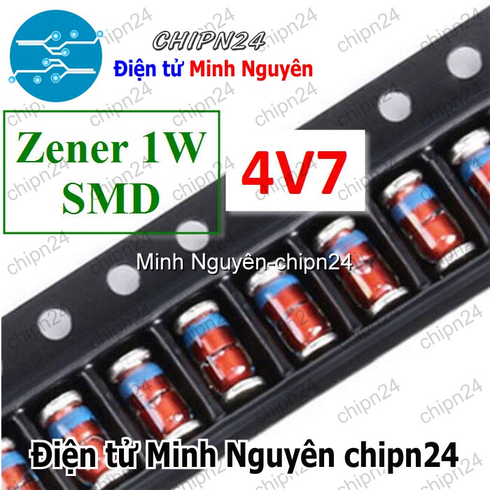 [10 con] (G33) Diode Zener Dán 1W (2V 2V4 3V 3V3 3V6 3V9 4V3 4V7 5V1 5V6 6V2 6V8 7V5 8V2 9V1) - [Chọn Loại] - HHH.00468