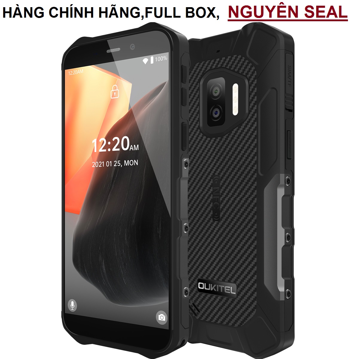 Điện thoại Oukitel WP12 Pro (chống nước,chống va đập,Ram 4Gb,Rom 64 Gb,8 nhân, học online)