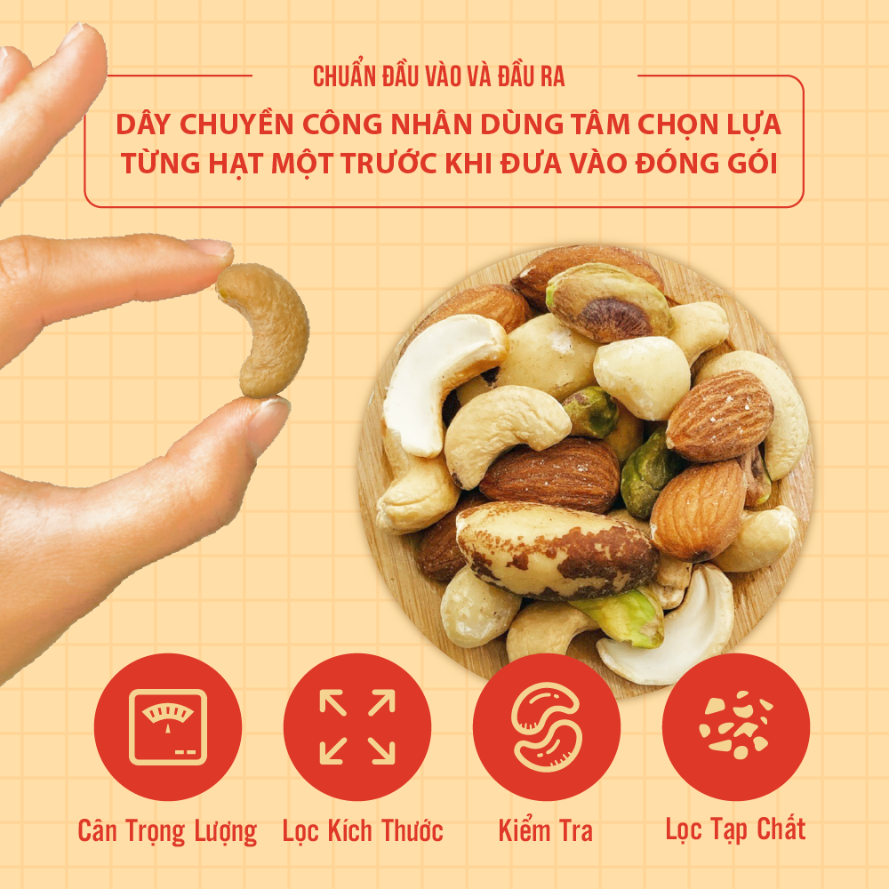 [Chính hãng] Thập cẩm hạt Premium 560g Dan D Pak