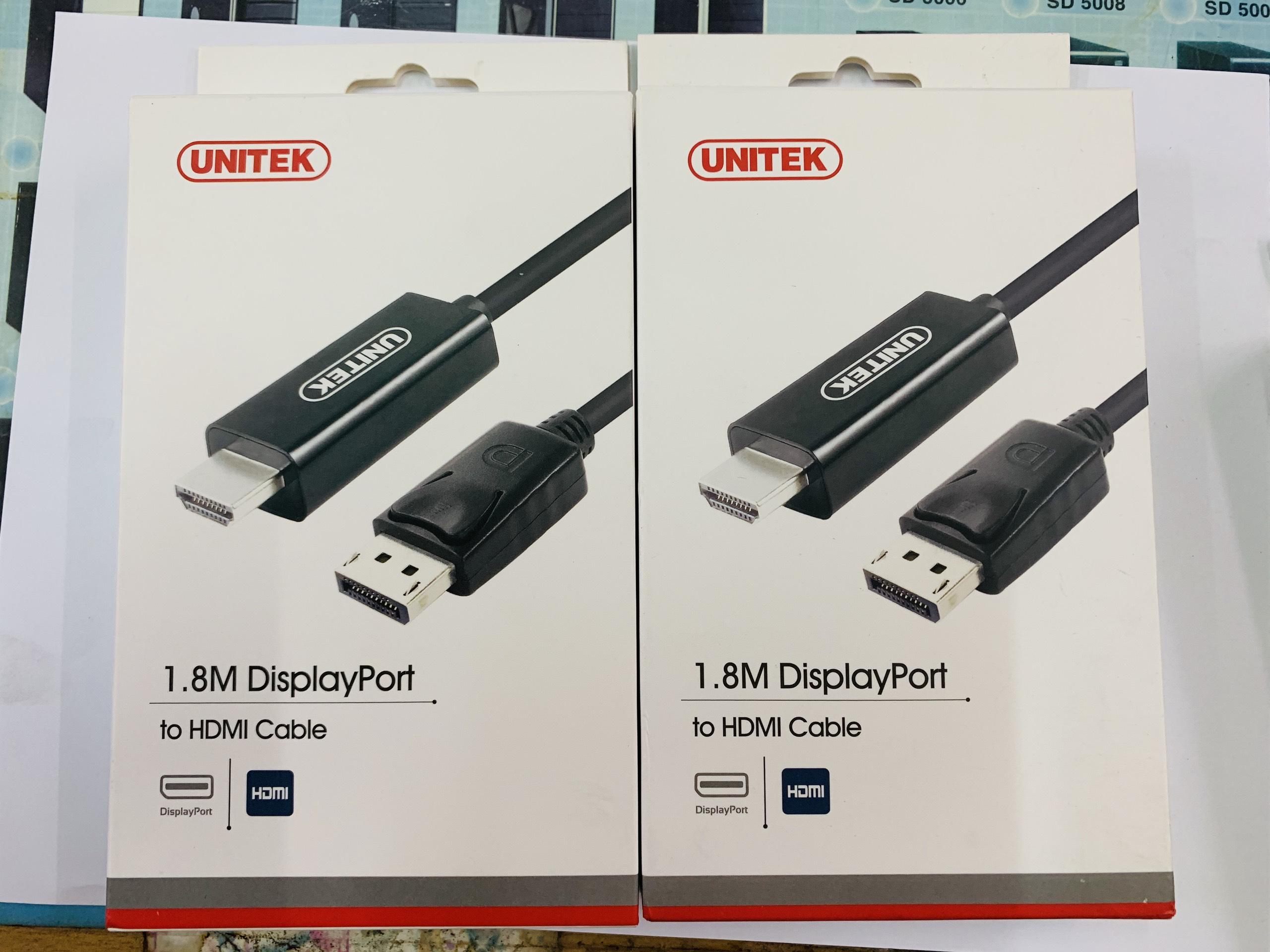 [HCM]Cáp dislayport to HDMi Unitek Y-5118CA