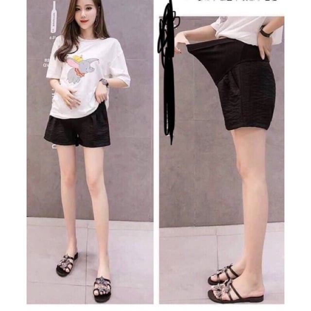 Super Smooth and Cool Maternity Shorts (with Belly Support and Adjustable Elastic)