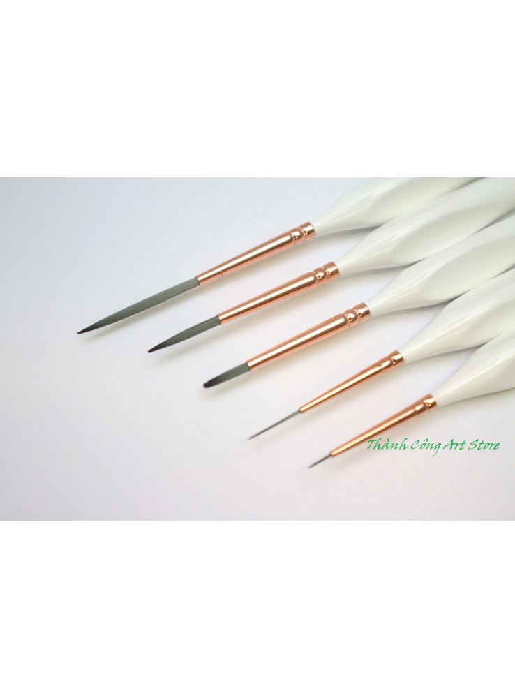 [TC Art Store] Cọ Bộ Mont Marte Detail & Liner BMHS0034 (Artist Taklon Brush)