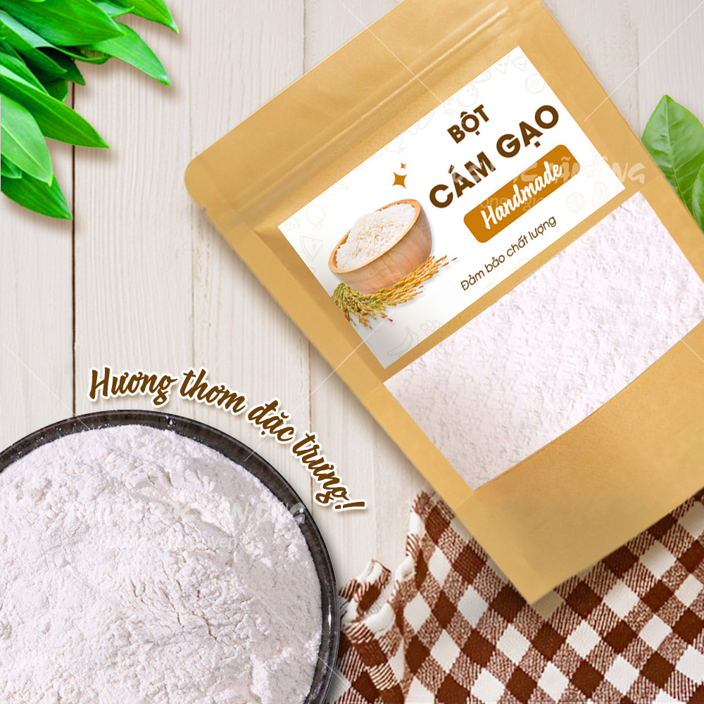 Bột cám gạo nguyên chất 100g (Cám gạo organic dưỡng trắng da)