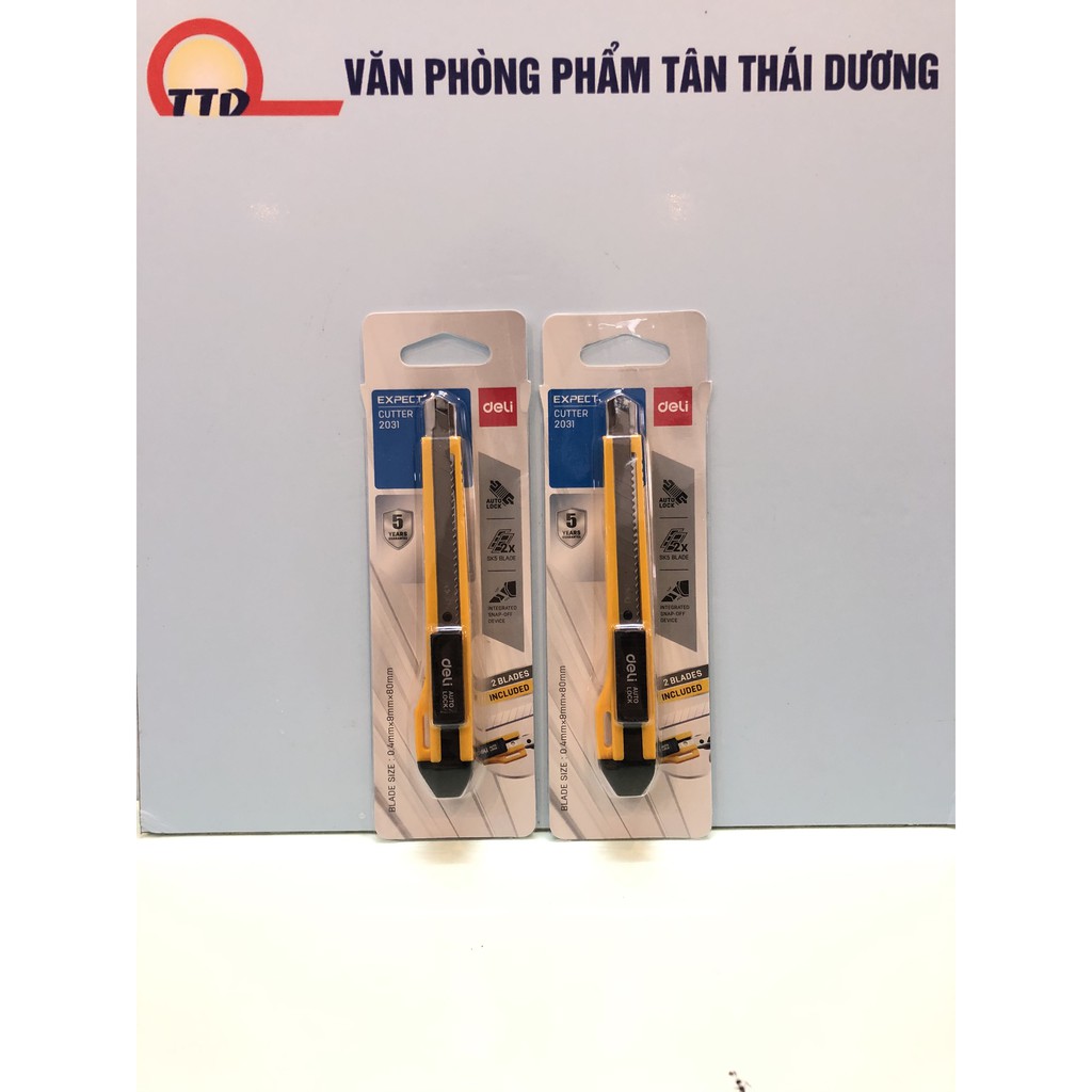 [Mã 12LSSALE giảm 100% đơn 50k] Dao Trổ Deli 2043 , Dao Dọc Giấy Deli 2031