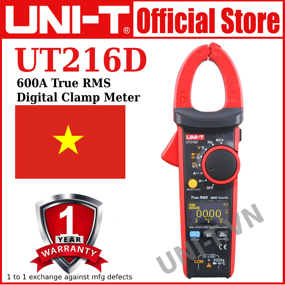 [HCM]UNI-T UT216D 600A True RMS Digital Clamp Meter