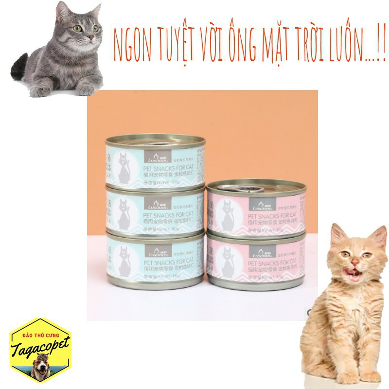 [HCM]Pate Lon Siêu Ngon Trộn Cơm Cho Mèo – 80gr