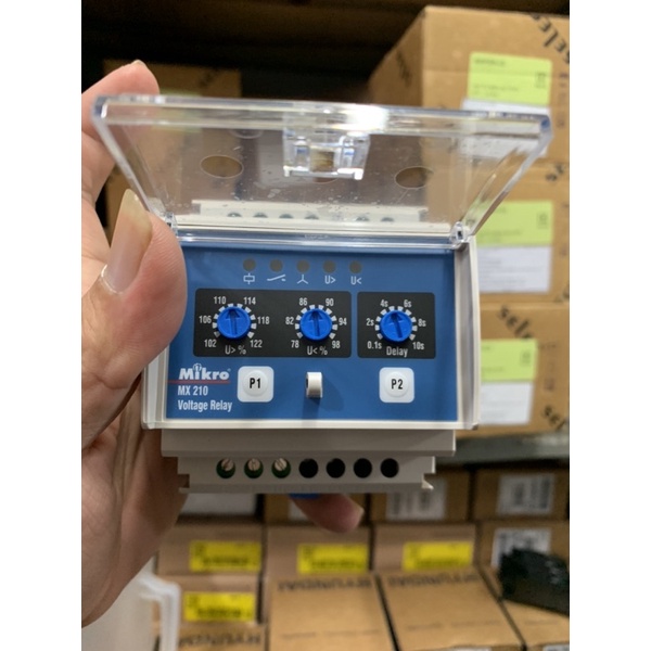 Rơ-le bảo vệ điện áp MX 210-415V MIKRO