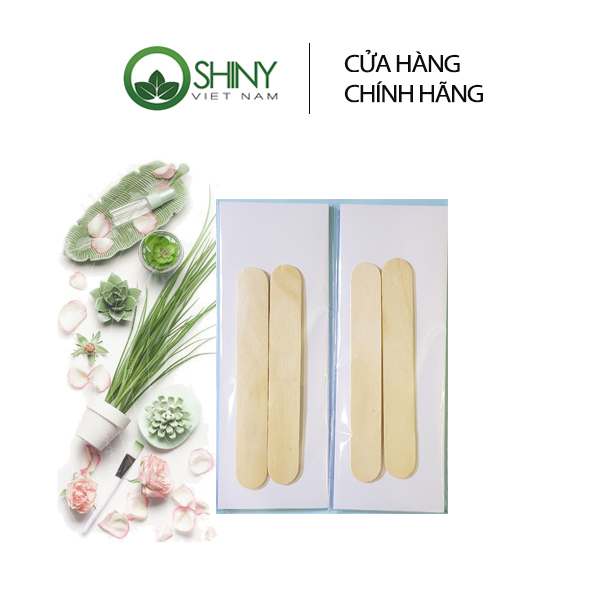 Bộ giấy wax lông 50 tờ và 2 que gỗ