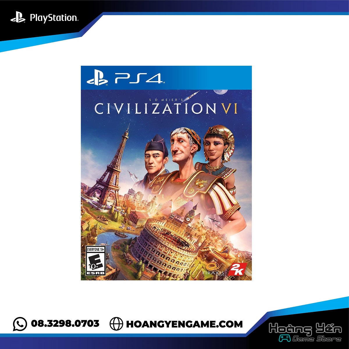 [HCM]Đĩa Game Sid Meiers Civilization VI PS4