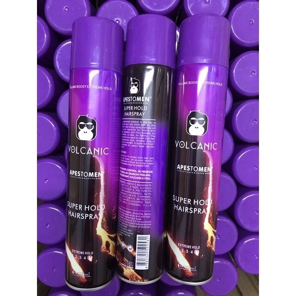 Gôm xịt tóc Vocanic 420ml