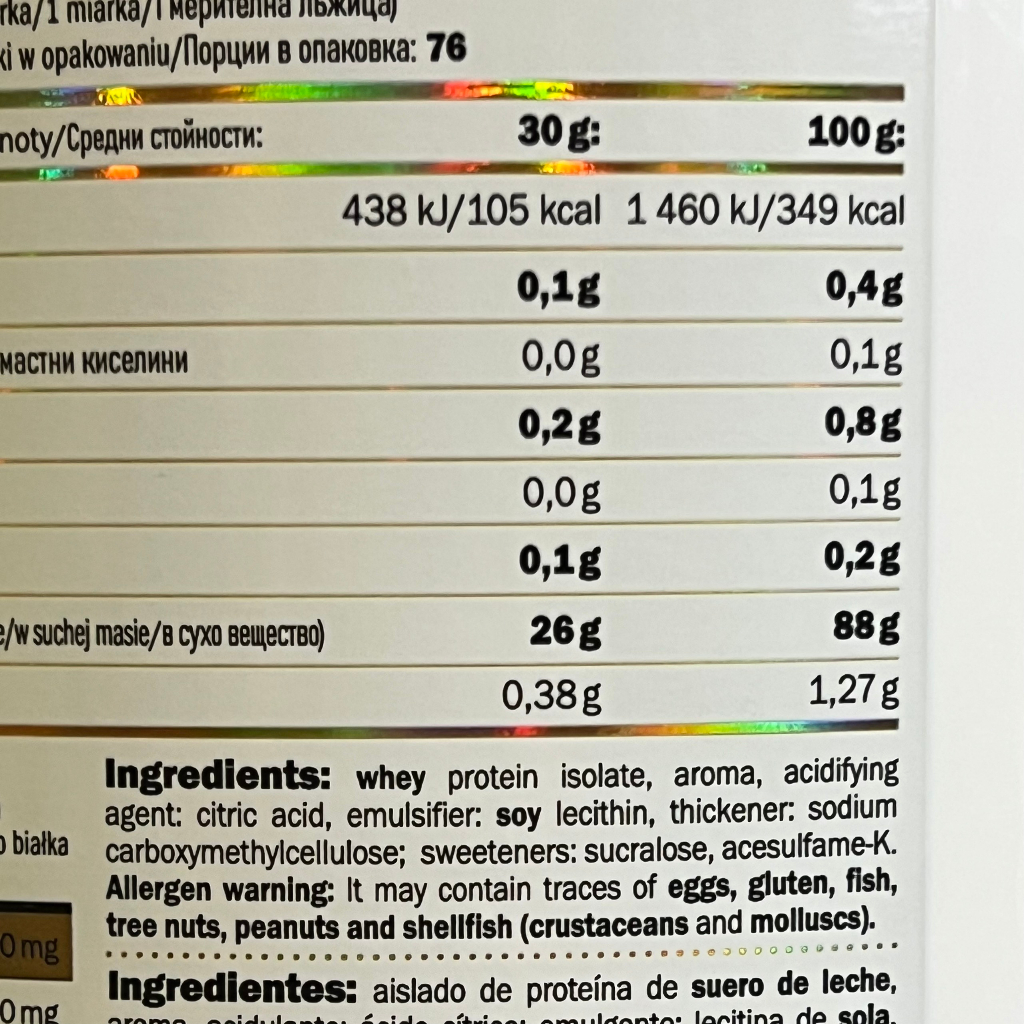 Sữa Tăng Cơ Amix Gold Isolate Whey Protein 2.3Kg ( 5Lbs )