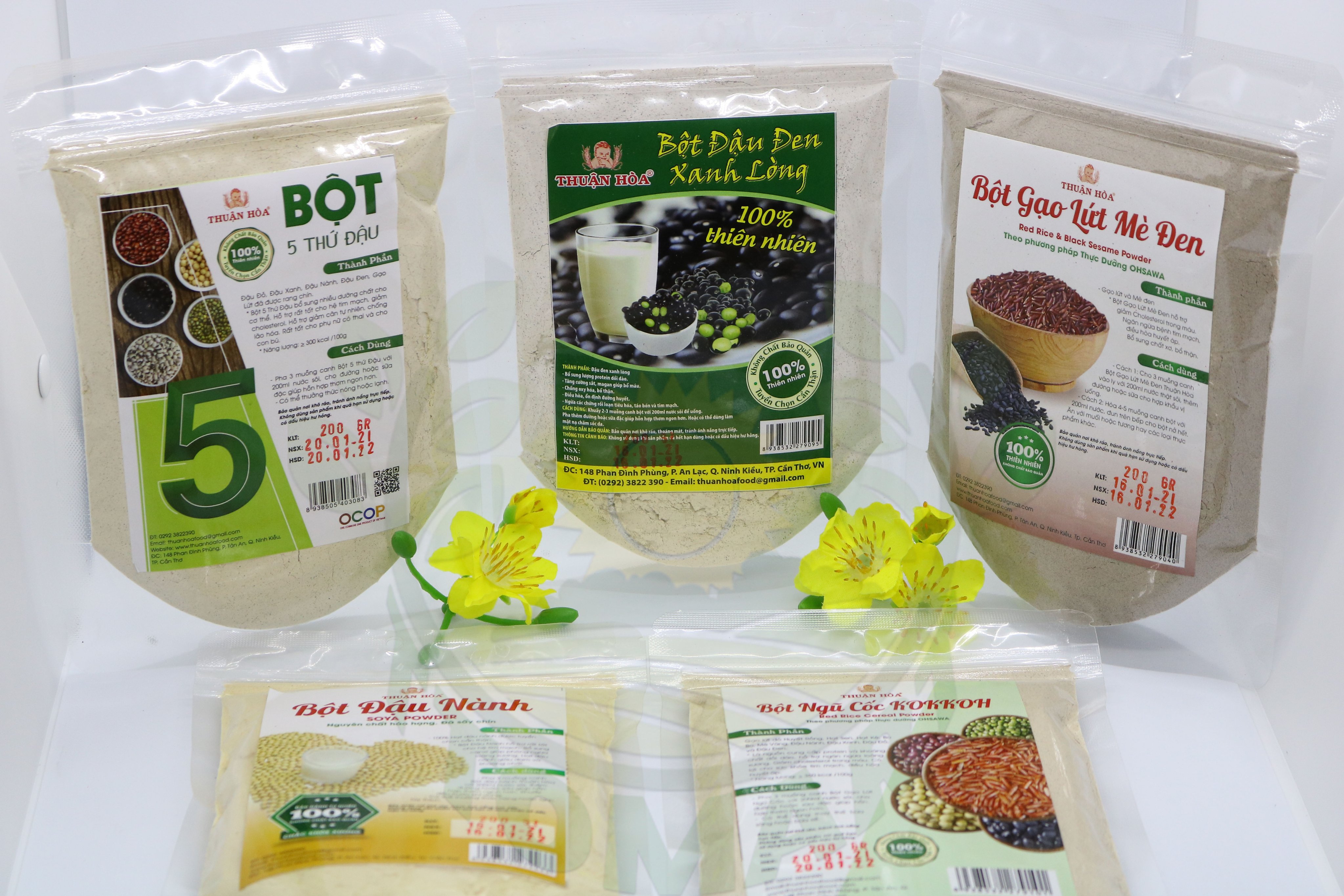 BỘT ĐẬU NÀNH THUẬN HÒA (GÓI 200GR)