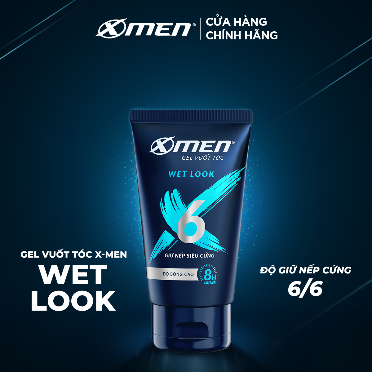 Gel vuốt tóc X-men Siêu cứng và bóng tóc 150g