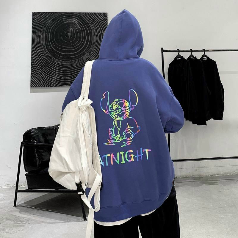 Áo Hoodie Nam Nữ Form Rộng in Hình STICK Phát Sáng, Mẫu Mới Hot Quanh Năm .AT