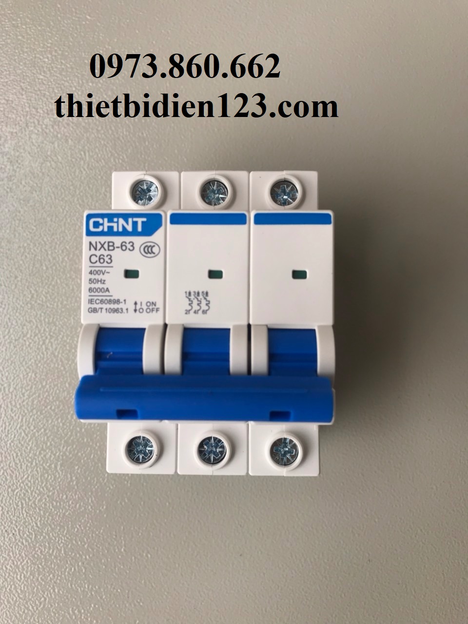 APTOMAT CHINT MCB 3P 16A ~ 63A