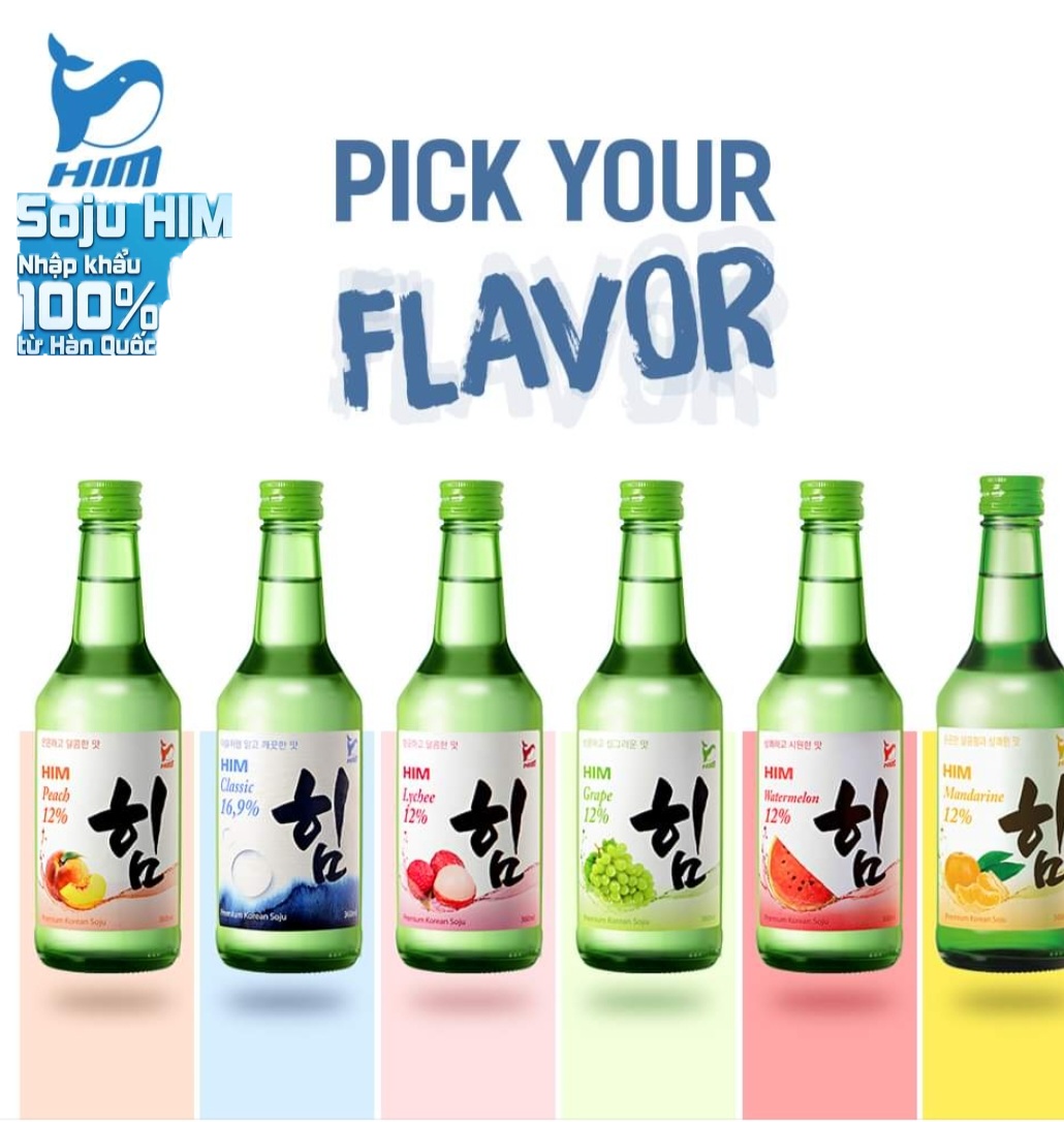 Soju Nhập Khẩu 100% Hàn Quốc