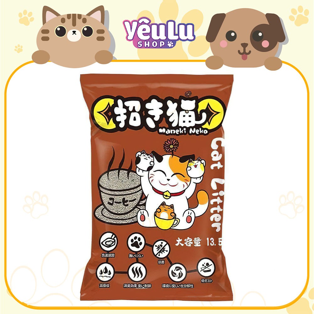 Cát Vệ Sinh Cho Mèo Maneki Neko 5L
