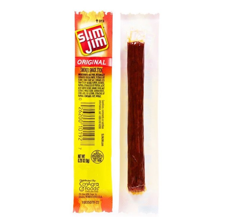 Khô bò que Slim Jim  (8g) - Hàng Mỹ