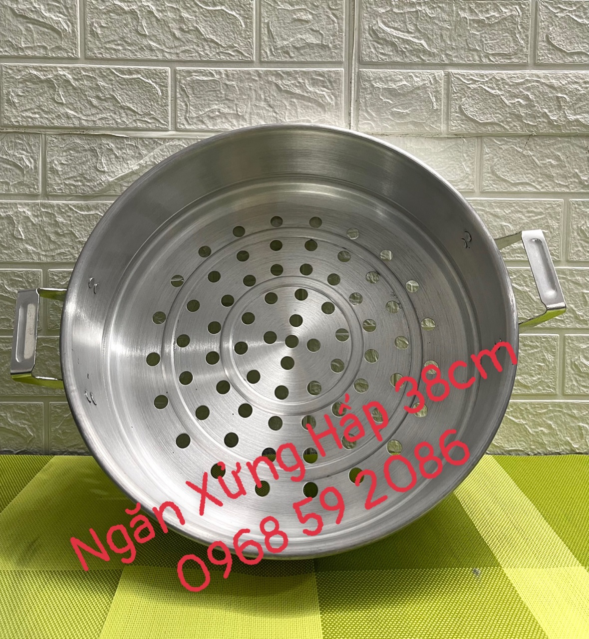 Xửng Nhôm Hấp Mạnh Hùng [ Kích Thước: 38cm ] [ HÀNG VIỆT NAM ]