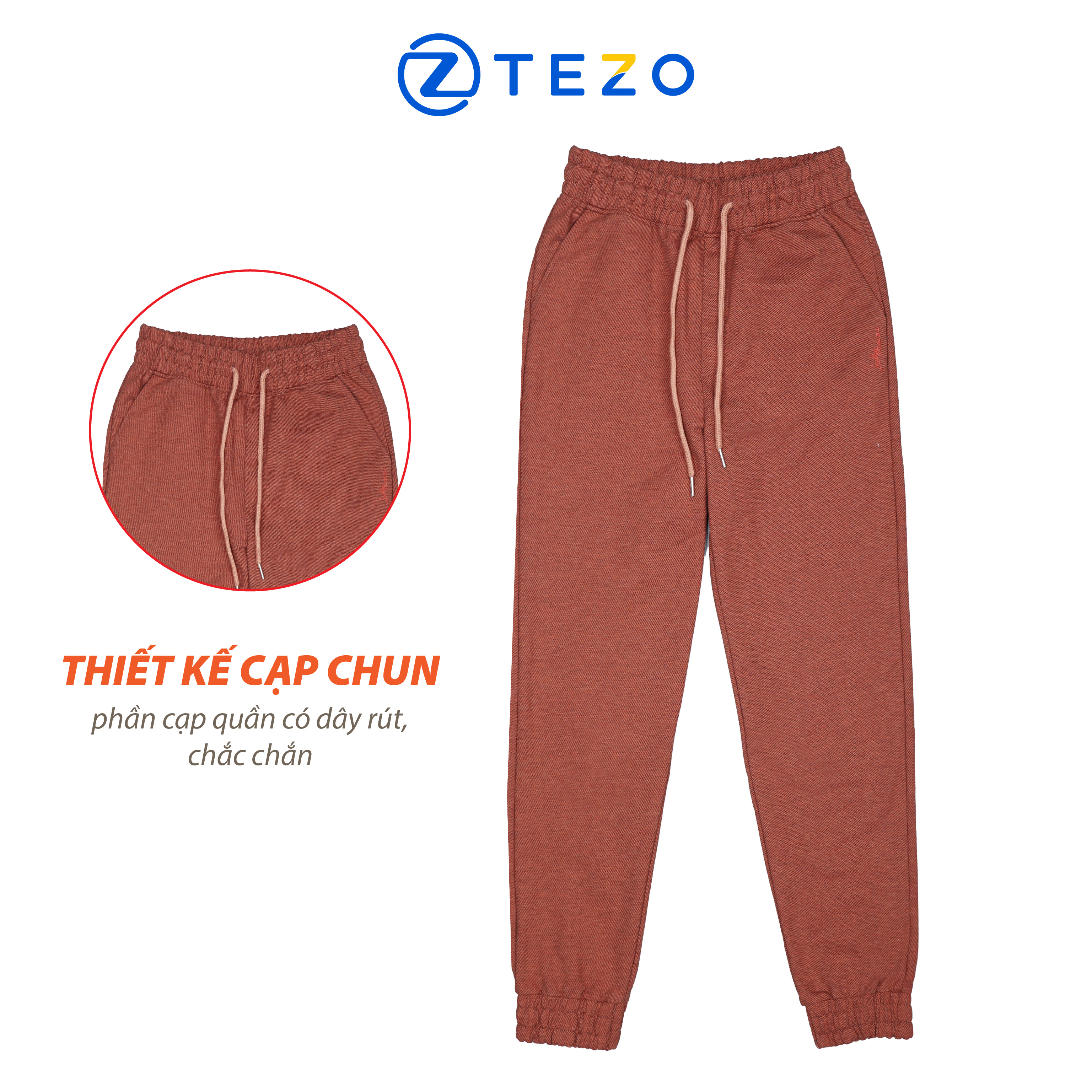 Quần jogger nữ basic Tezo 4 màu, quần nỉ nữ, quần dài nữ 22QJGB001