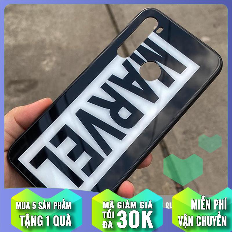 Ốp lưng cho Xiaomi Redmi Note 8 gương hình Marvel