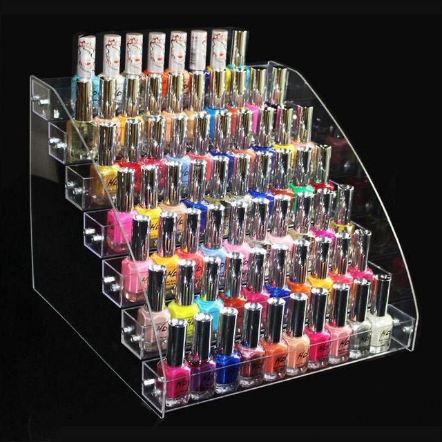 Kệ mica trưng bày sơn móng tay, kệ đựng đồ nail Acrylic