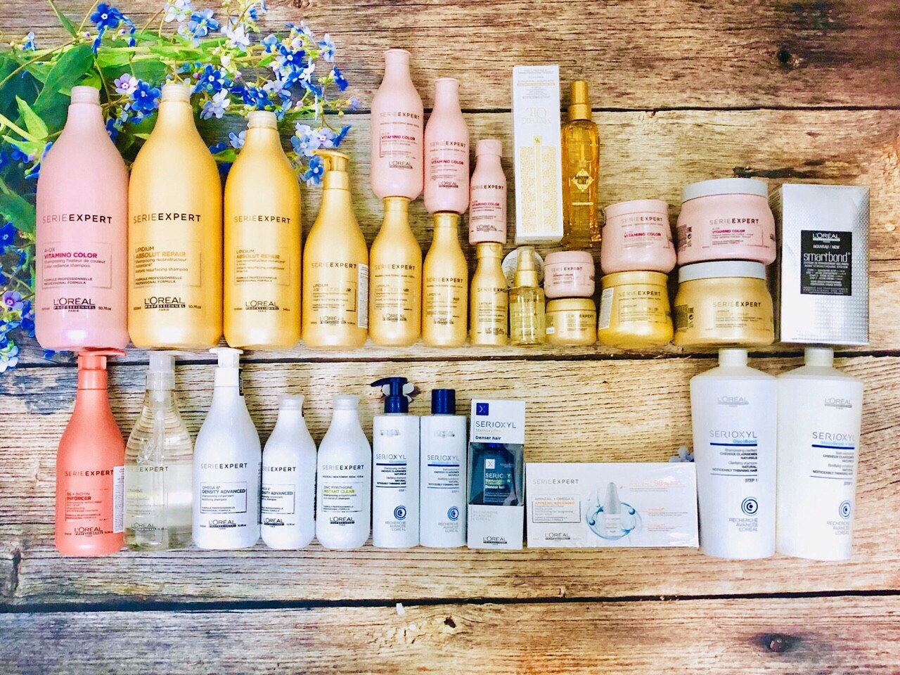 [HCM]Combo dầu gội và tinh chất giảm rụng tóc Loréal Density + Aminexil 500ml/100ml