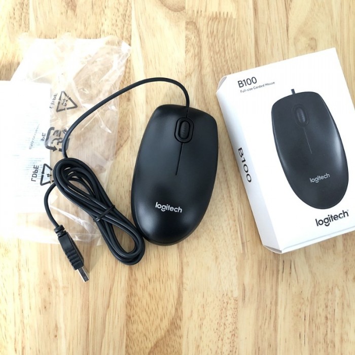Chính hãng chuột Logitech B100 có dây