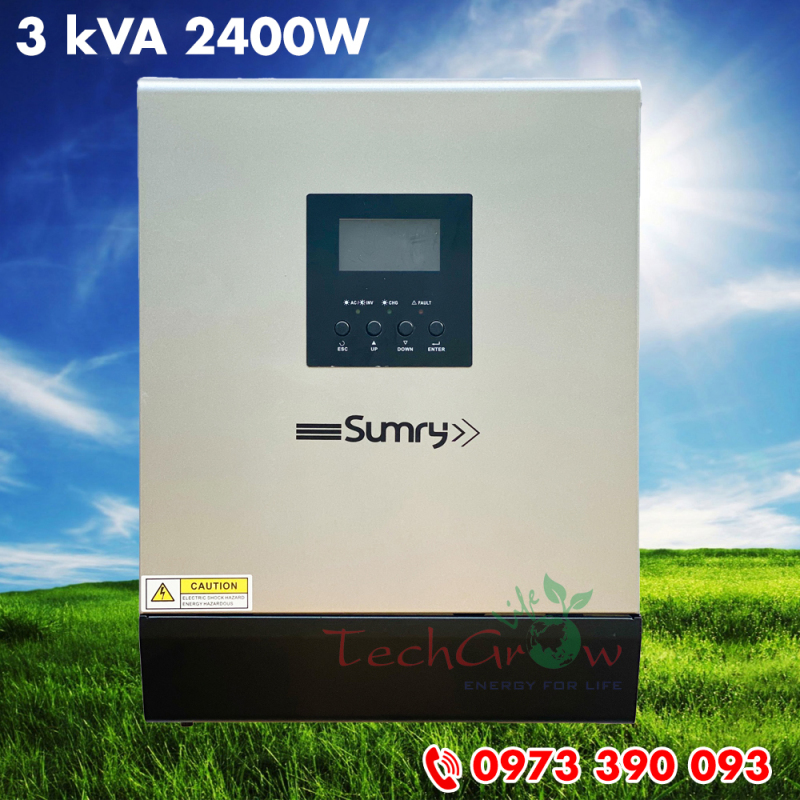 Biến tần nối lưới lưu trữ Sumry 3 kVA 2400W - hybrid inverter