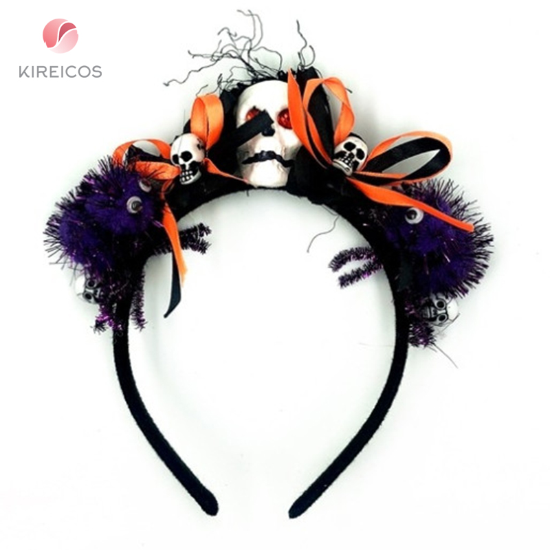 [HCM]Cài Tóc Đầu Lâu Đủ Mẫu Halloween Cực Hot Tông Đen