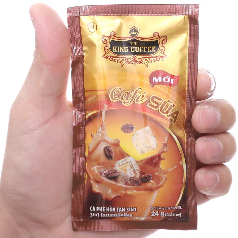 (02 GÓI NHỎ) Cà phê Sữa King Coffee( 20gam/Gói) - Cà phê hòa tan 3in1 King Coffee