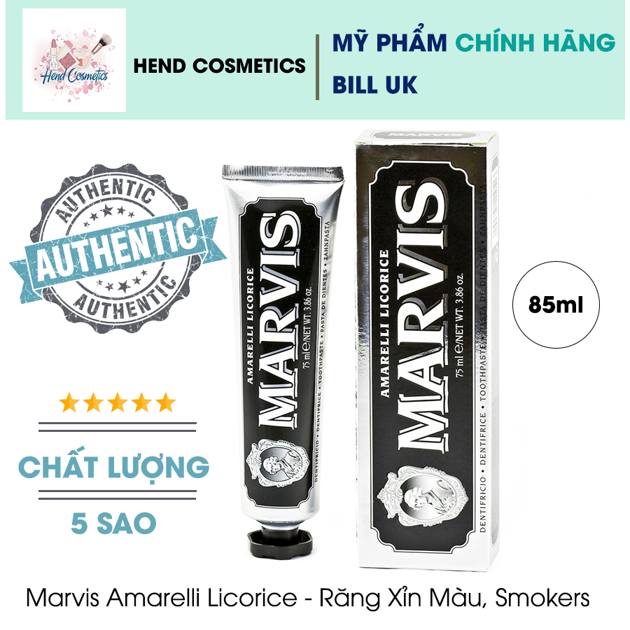 Kem Đánh Răng Cao Cấp Marvis Toothpaste 85ml (Bill Anh)