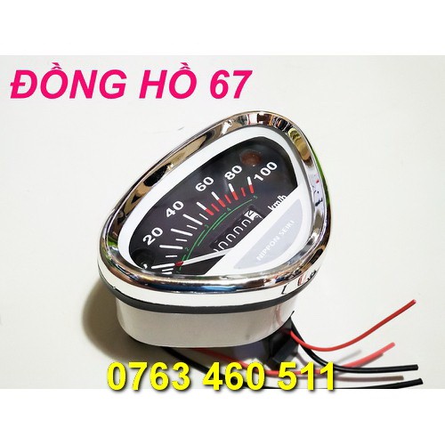 đồng hồ xe 67 loại có chạy km