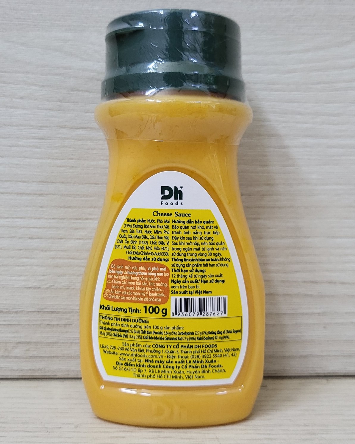 DH FOODS (chai 100g) SỐT PHÔ MAI Cheese Sauce