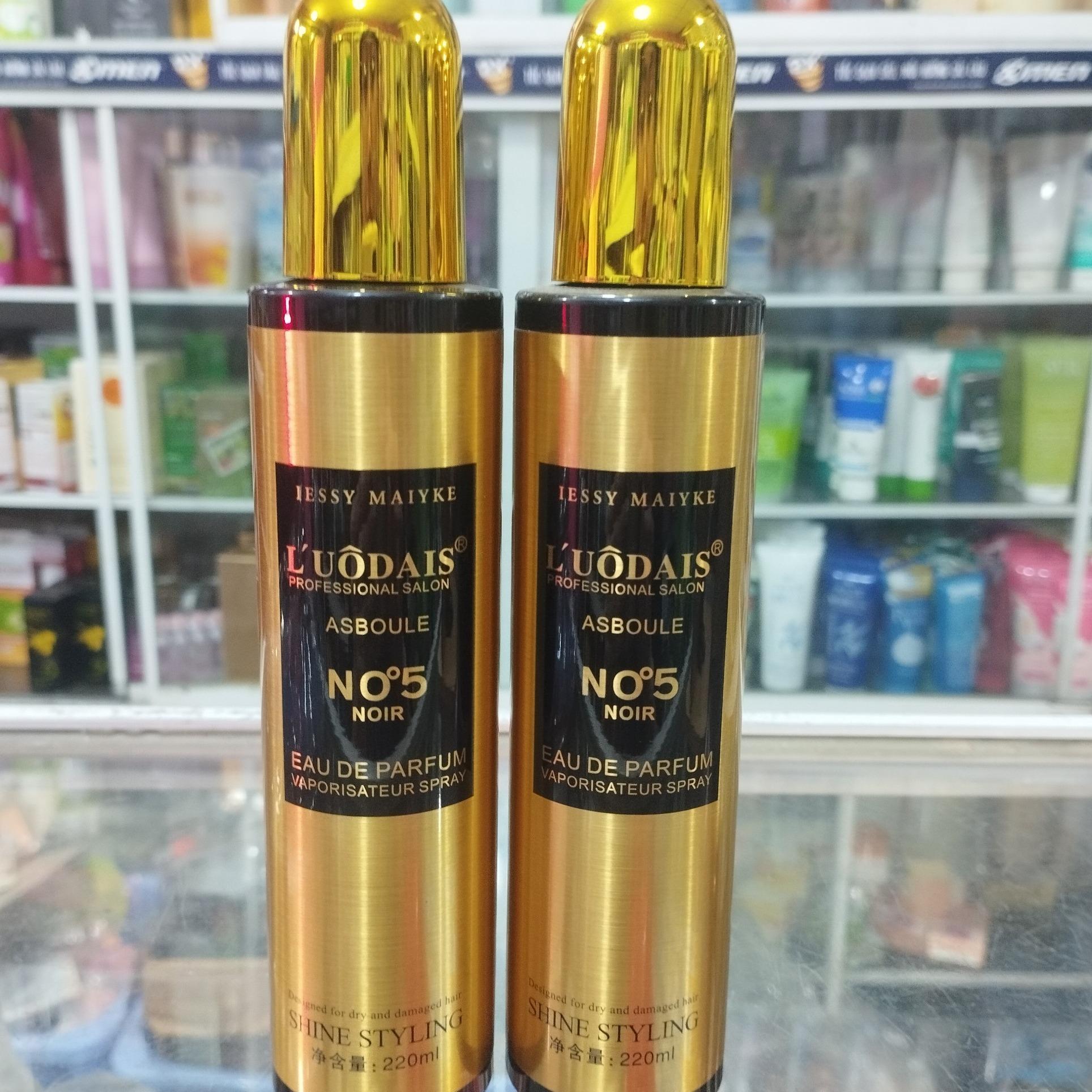 Xịt dưỡng tóc hương nước hoa L'uôdais No5 220ml
