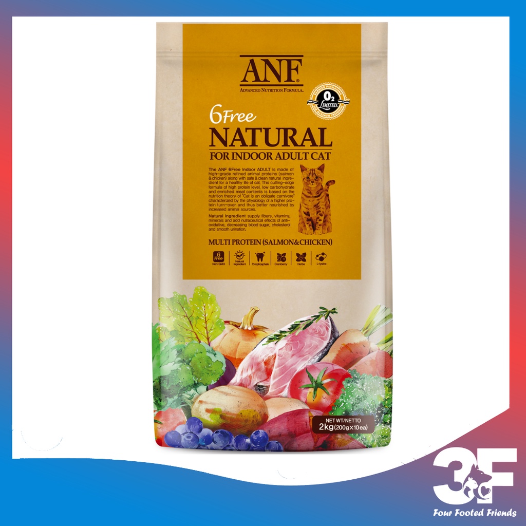 Thức Ăn Hữu Cơ Cho Mèo ANF Bao 2kg