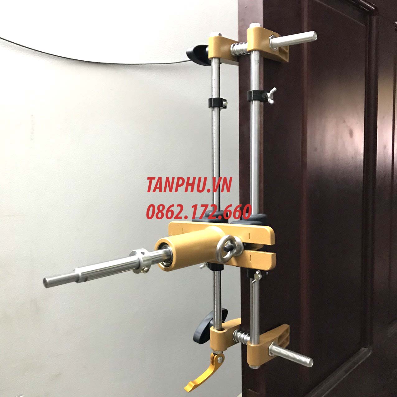 [HCM]BỘ DỤNG CỤ PHAY GIÁ ĐỤC KHÓA CỬA GỖ CAO CẤP