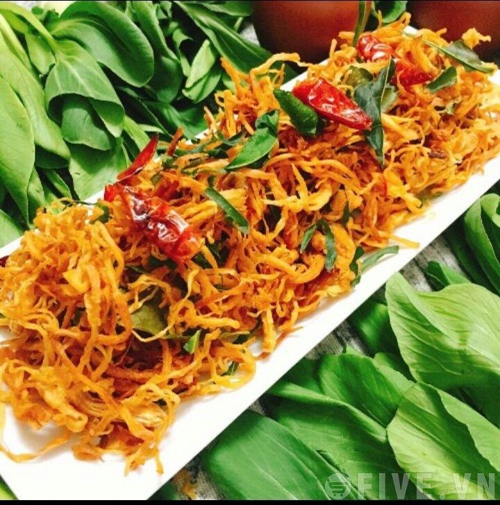 khô gà lá chanh 500gr